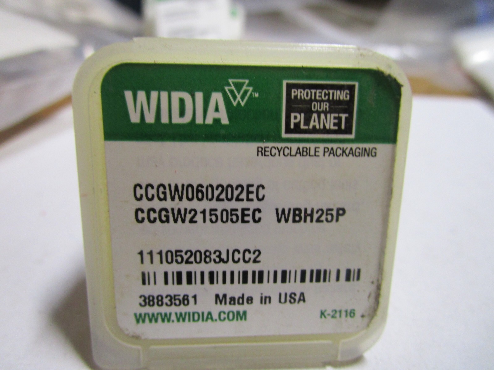 CCGW21505EC WBH25P Diamond/Rhombic 80 WIDIA™ BN-Low CBN Turning Insert