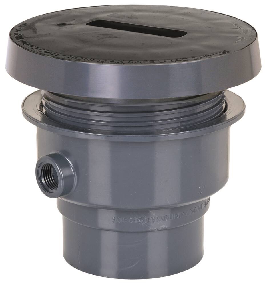 Sioux Chief 832-36PF FinishLine 3″ PVC Hub On-Grade Floor Drain Rough-In Fixture