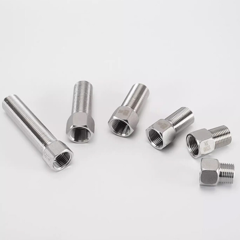304 Stainless Steel Female Male Thread Pipe Fitting Adapters Connector Bushing