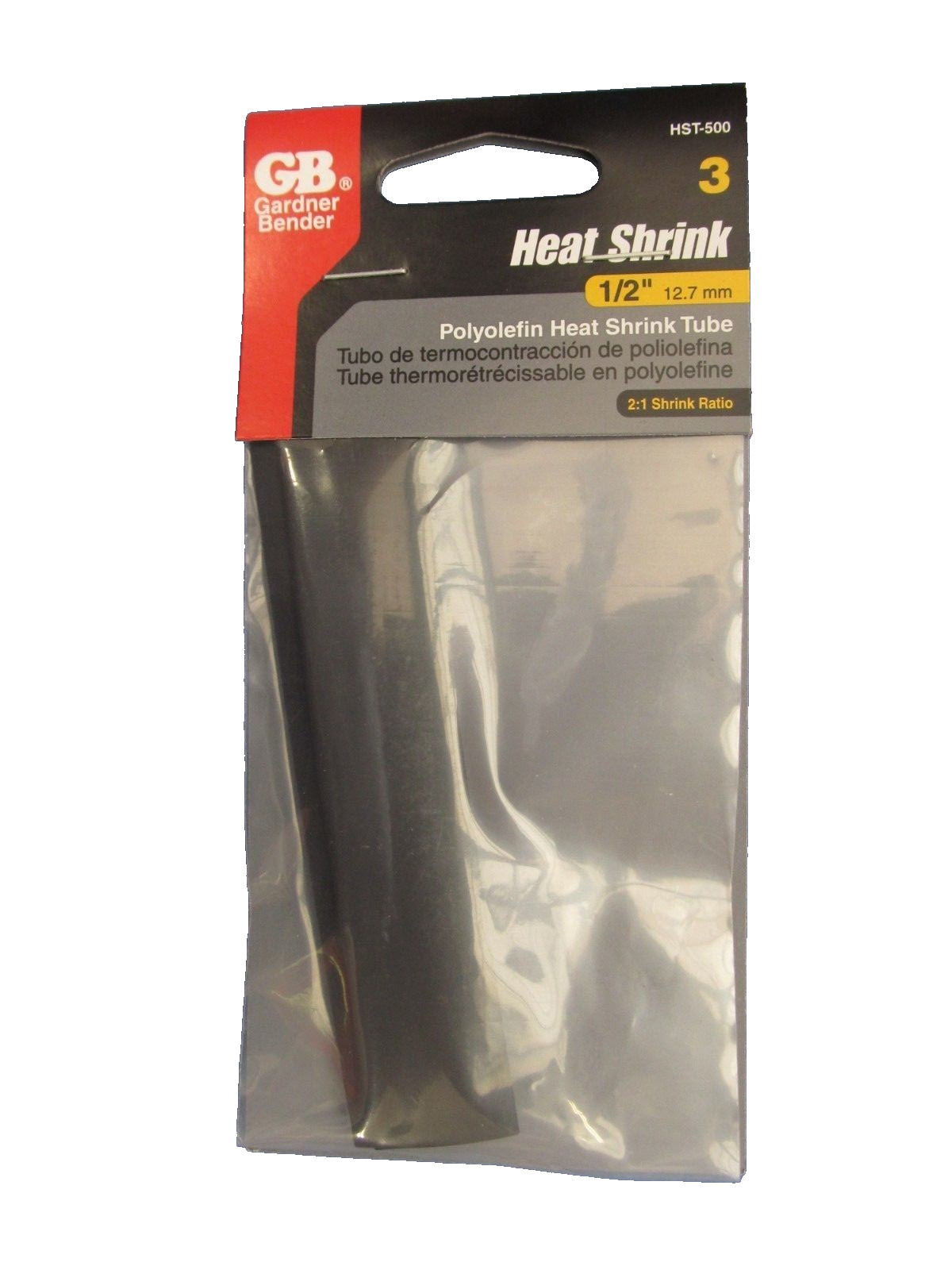 Gardner Bender HST-500 1/2″ Polyolefin Heat Shrink Tubing 3pk. NEW