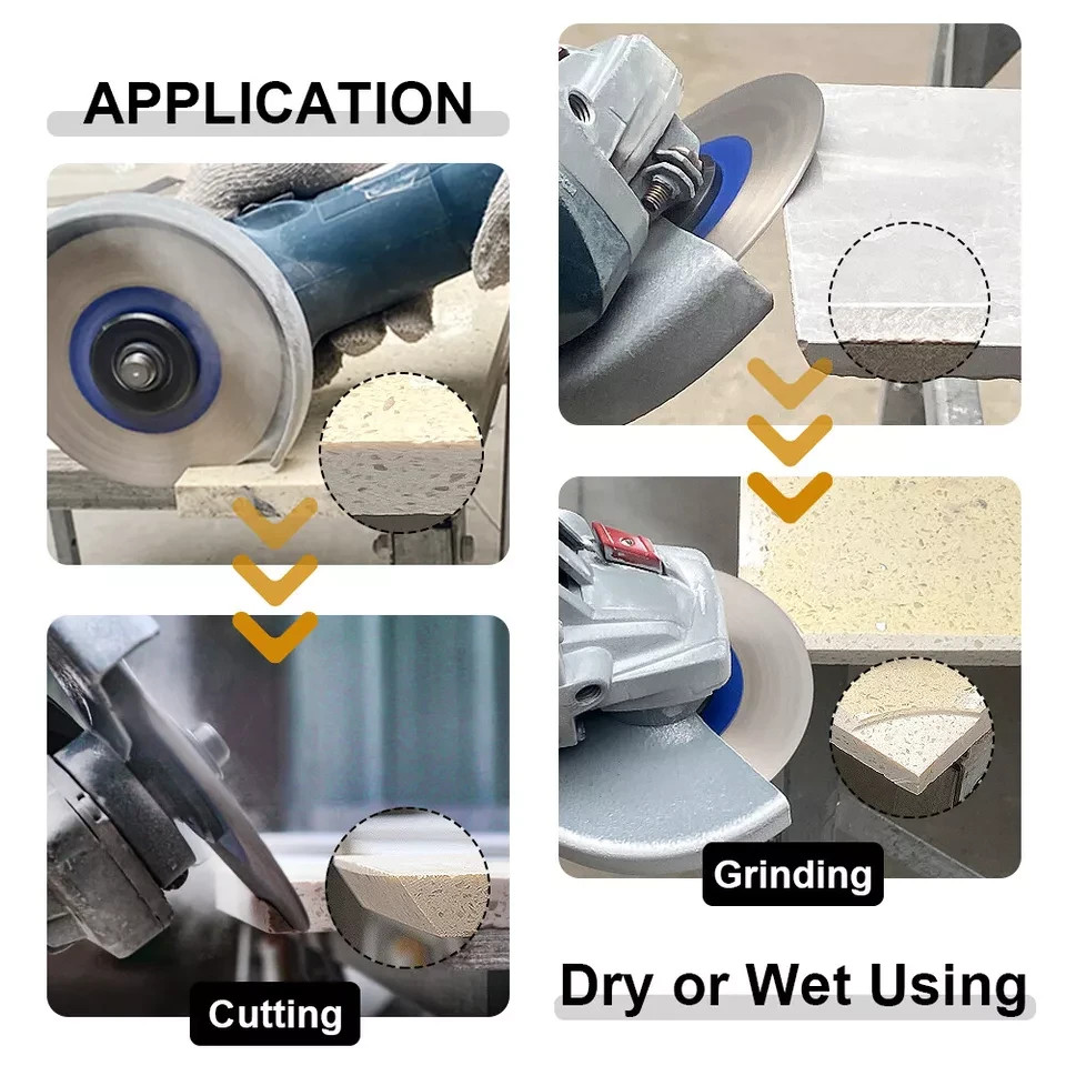 5″ Wet Stone Polisher Kit Variable Speed Granite Marble Diamond Pad Set