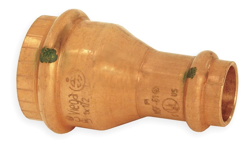 Viega ProPress 1-1/4″ x 1″ Press Reducer in Copper – 78157