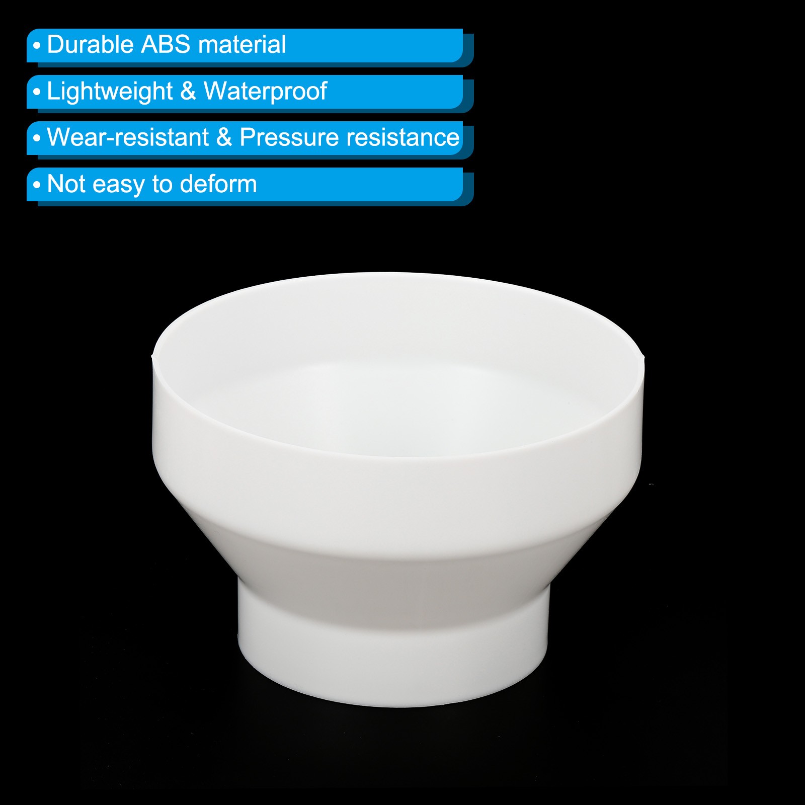 7″ to 4.5″ Duct Reducer Ducting Airflow Tube Increaser Adapter Pipe Fitting