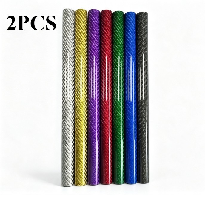 3K Color Carbon Fiber Tube OD 6/8/10/15/20/25/30/35/40/45mm 500mm High Strength