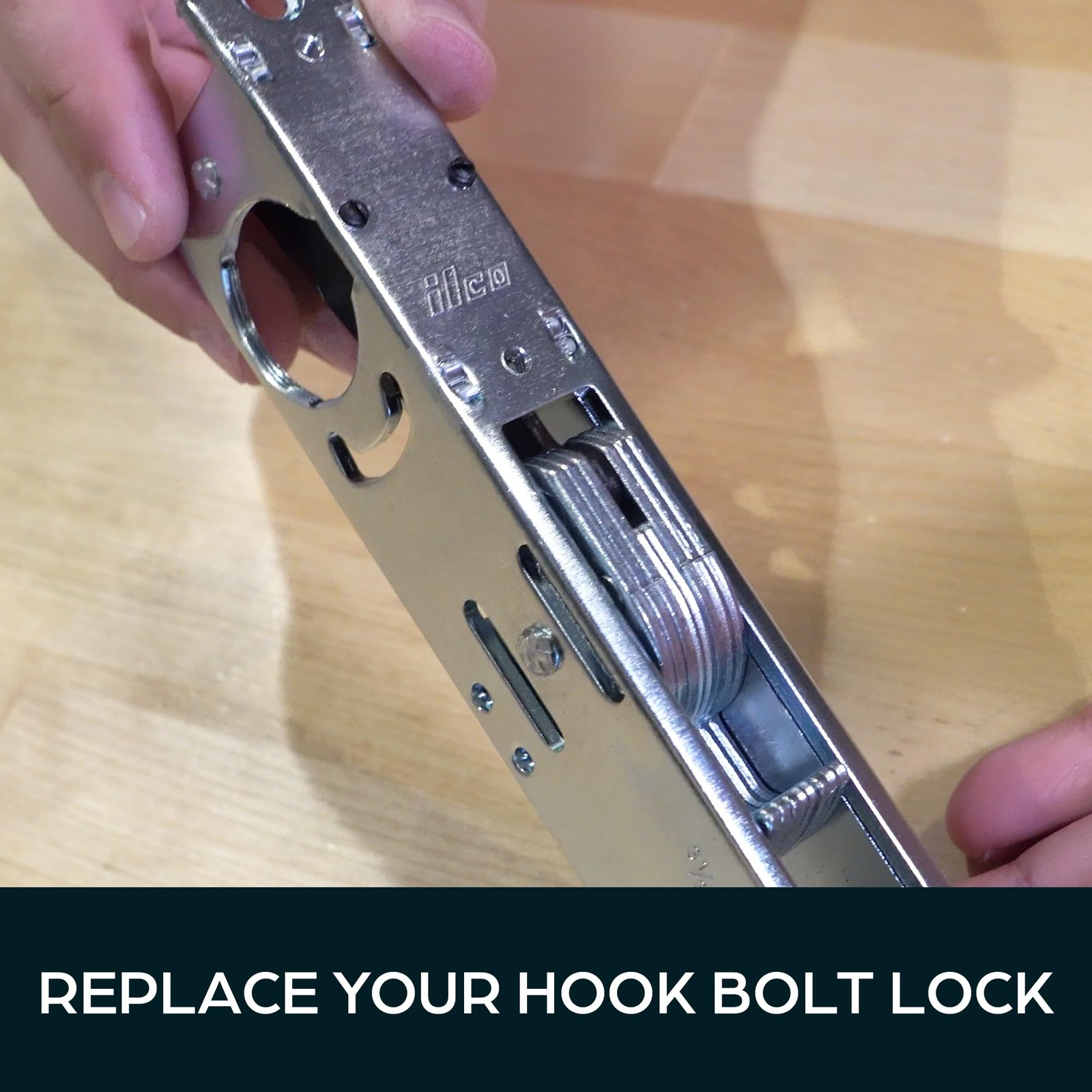 Summit DOORWARE Mortise Hook Bolt Lock | Adams Rite Style 31/32″, Aluminum