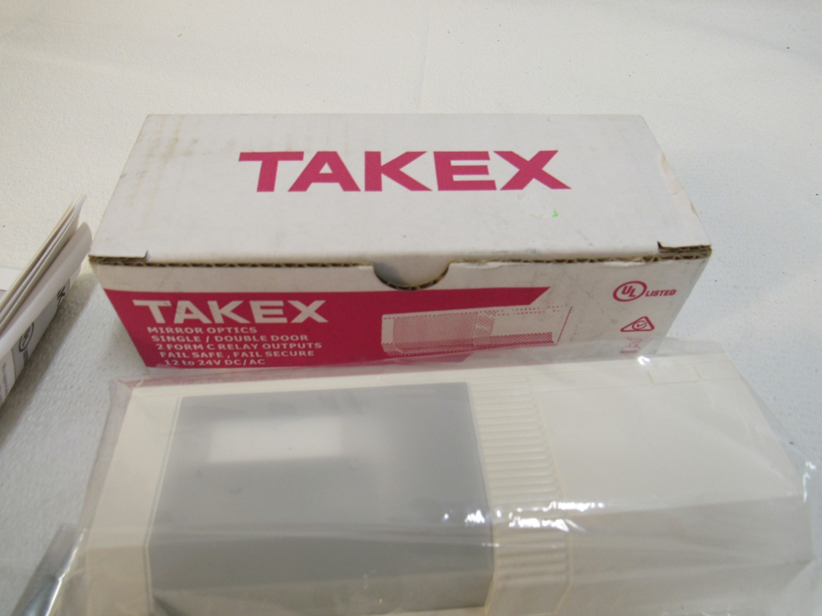 TAKEX PS-520E White Request to Exit Sensor Mirro Optics Single/Double Door
