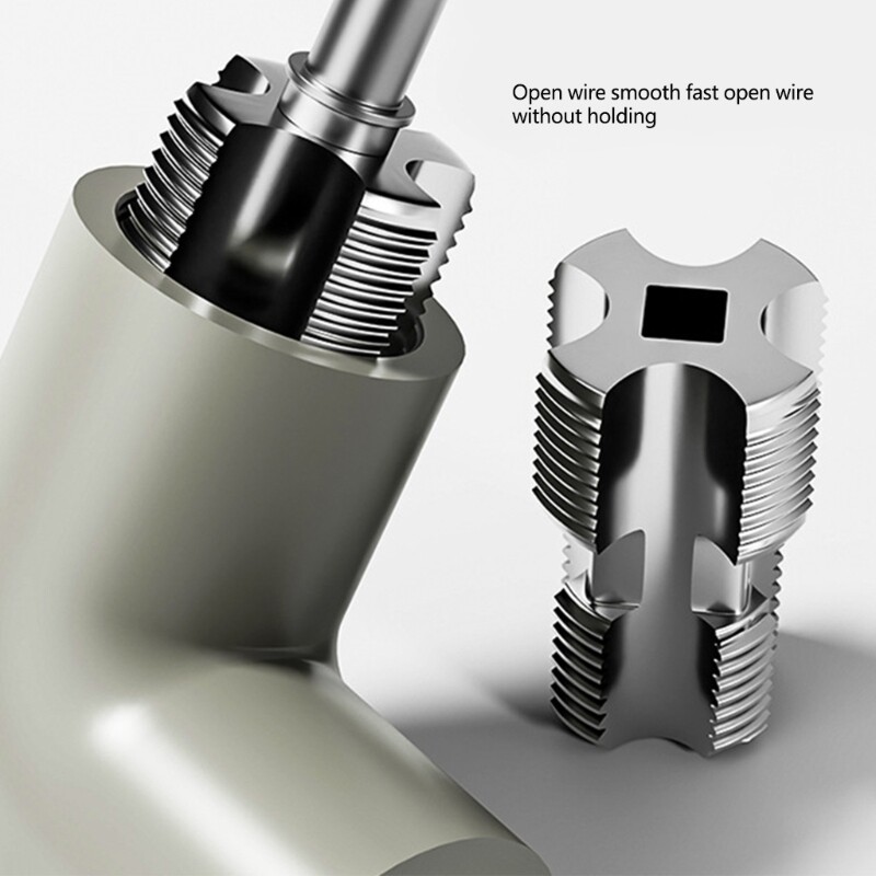 PVC Thread Maker Tool for Electric Drill,Plastic Pipe Threader 1/2inch 3/4inch