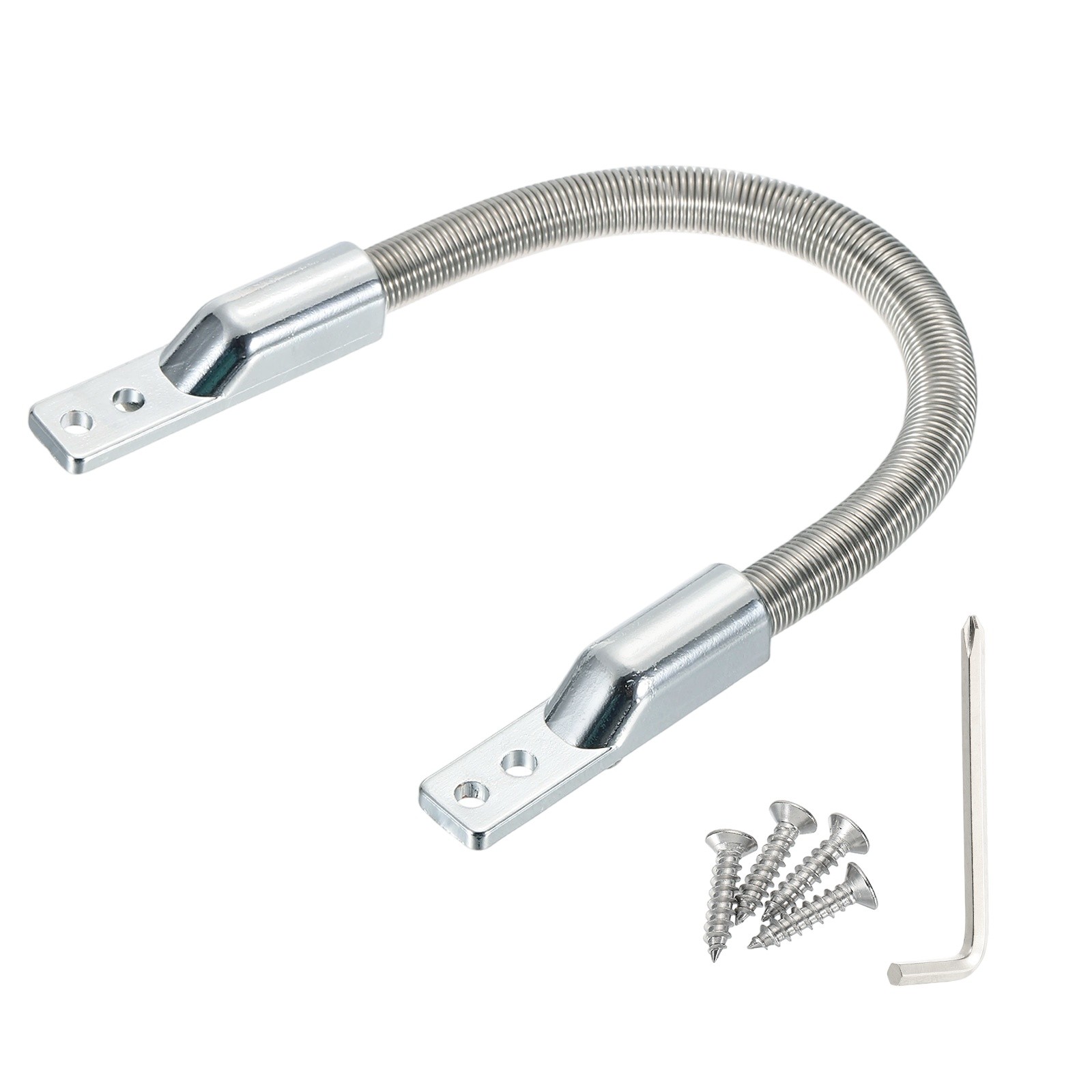 Armored Door Loop 7″ Fit 7.5mm Wire Metal Door Power Transfer with Zinc End Cap