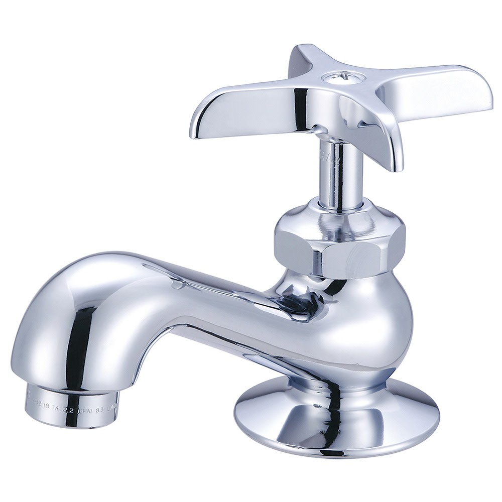 Central Brass 0239-AP Chrome 1.2 Gpm Deck Mounted Kitchen Faucet With Aerator