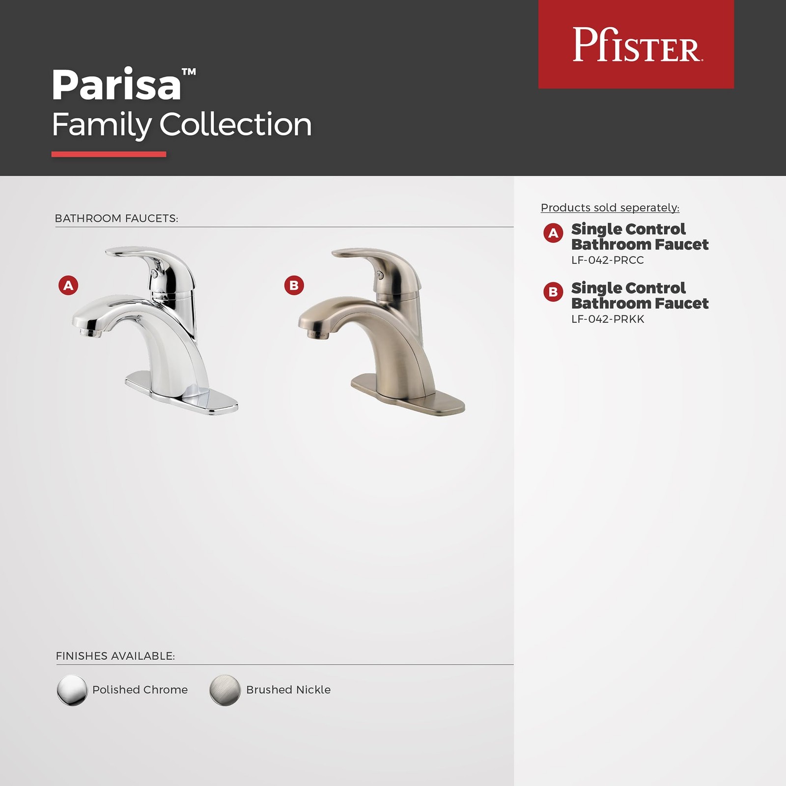 Parisa Single Handle Bathroom Sink Faucet 1 Hole Polished Chrome Finish with …