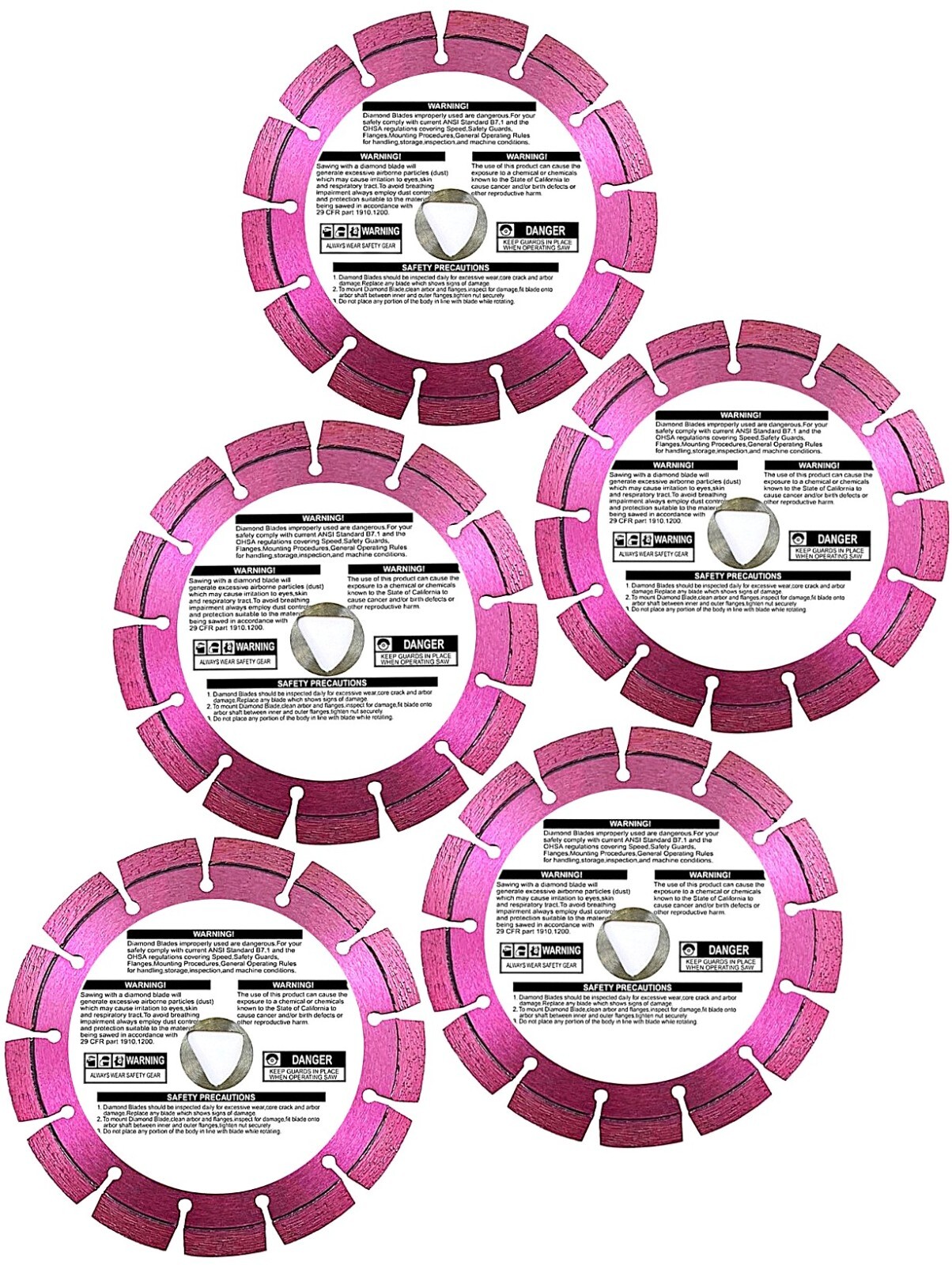 Milwaukee 49-93-7261 Purple 6″ Diamond Blade for Green Concrete Saw MXF316