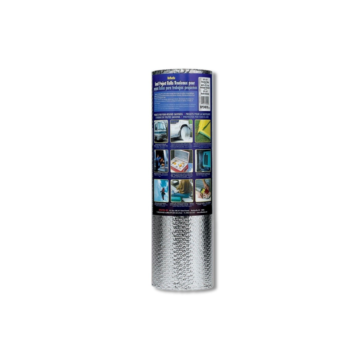 Reflectix 24 in X 10 ft R-3.7 to R-21 Radiant Insulation Roll 20 sq ft BP24010