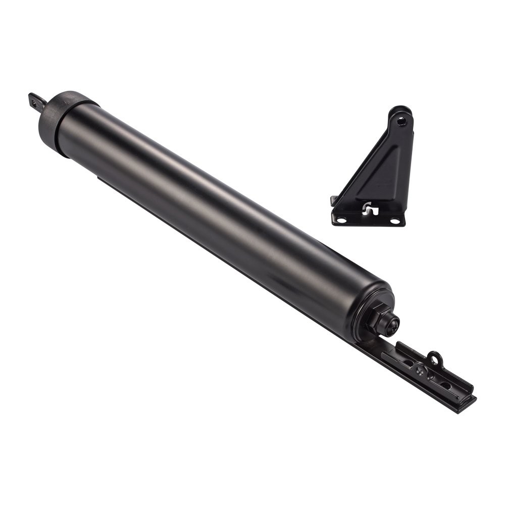 Ideal Security Quick-Hold Closer for Extra-Heavy Storm Doors with Black