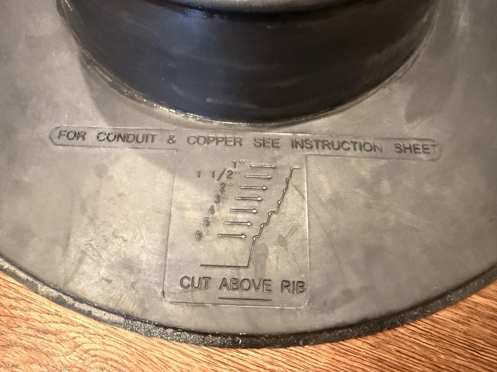Roof Pipe Boot Flashing Rubber Cone 1.5–6 in Multi-Size