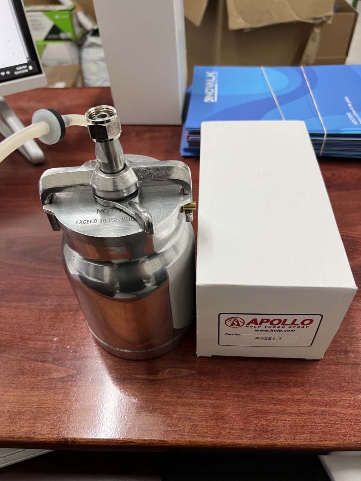 Apollo hvlp 1 Quart (1 Litre) Teflon Lined Cup Assembly