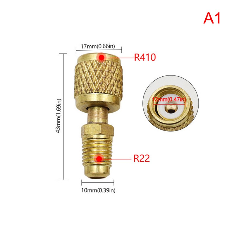 Air Conditioning Fluoride Tube High Pressure Freon Pipe Refrigerator Adapter