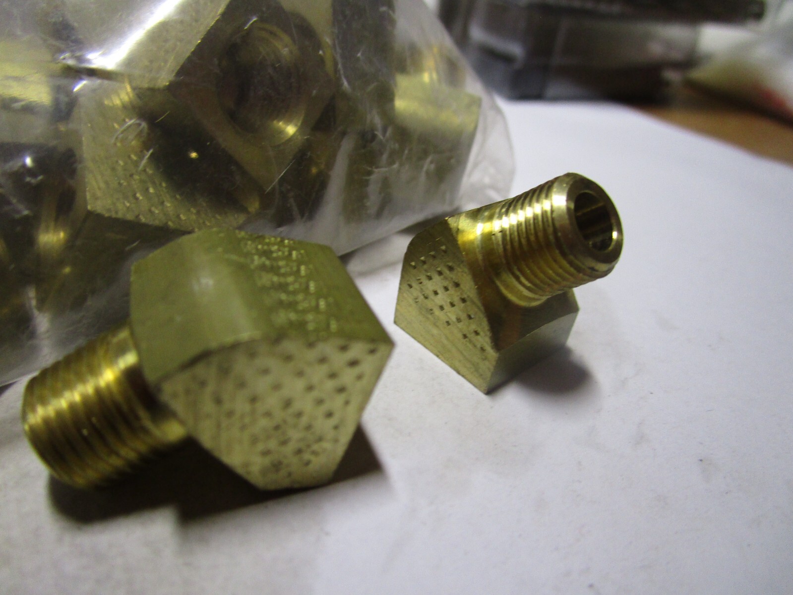 1/8″ x 1/8″ Male NPT x Female NPT Brass Street Elbow QTY 20