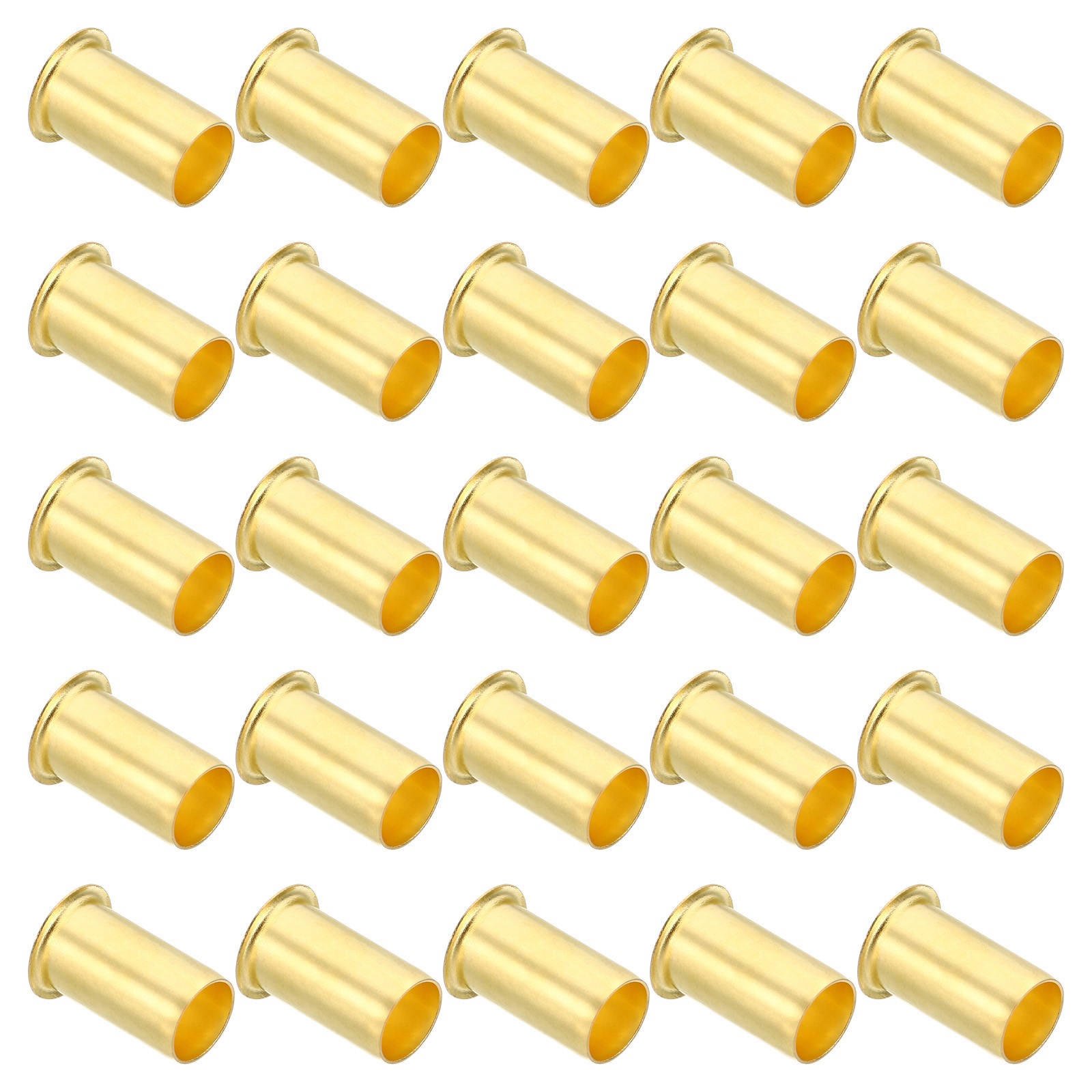 50Pcs Brass Compression Insert Compression Insert Tube Support for 1/2″ OD Tube