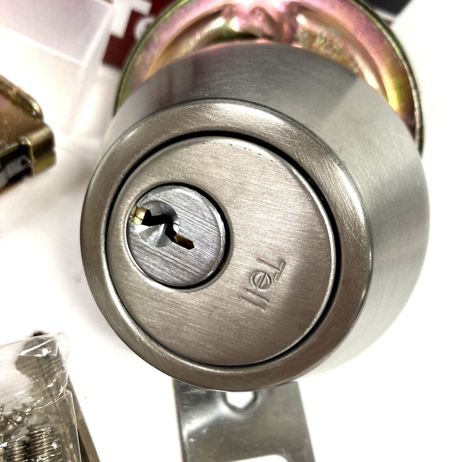 Tell Commercial DB2051 32D ADJ SCC CS 1-Cyl Deadbolt KD – Satin Stainless Steel