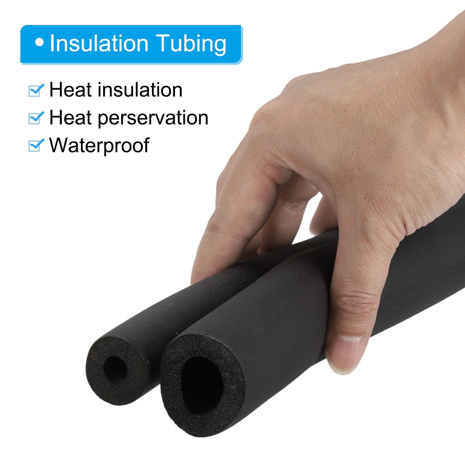 1-7/8″(48mm)x6Ft Pipe Insulation Foam Tube Pipe Cover Wrap Roll Bar Padding