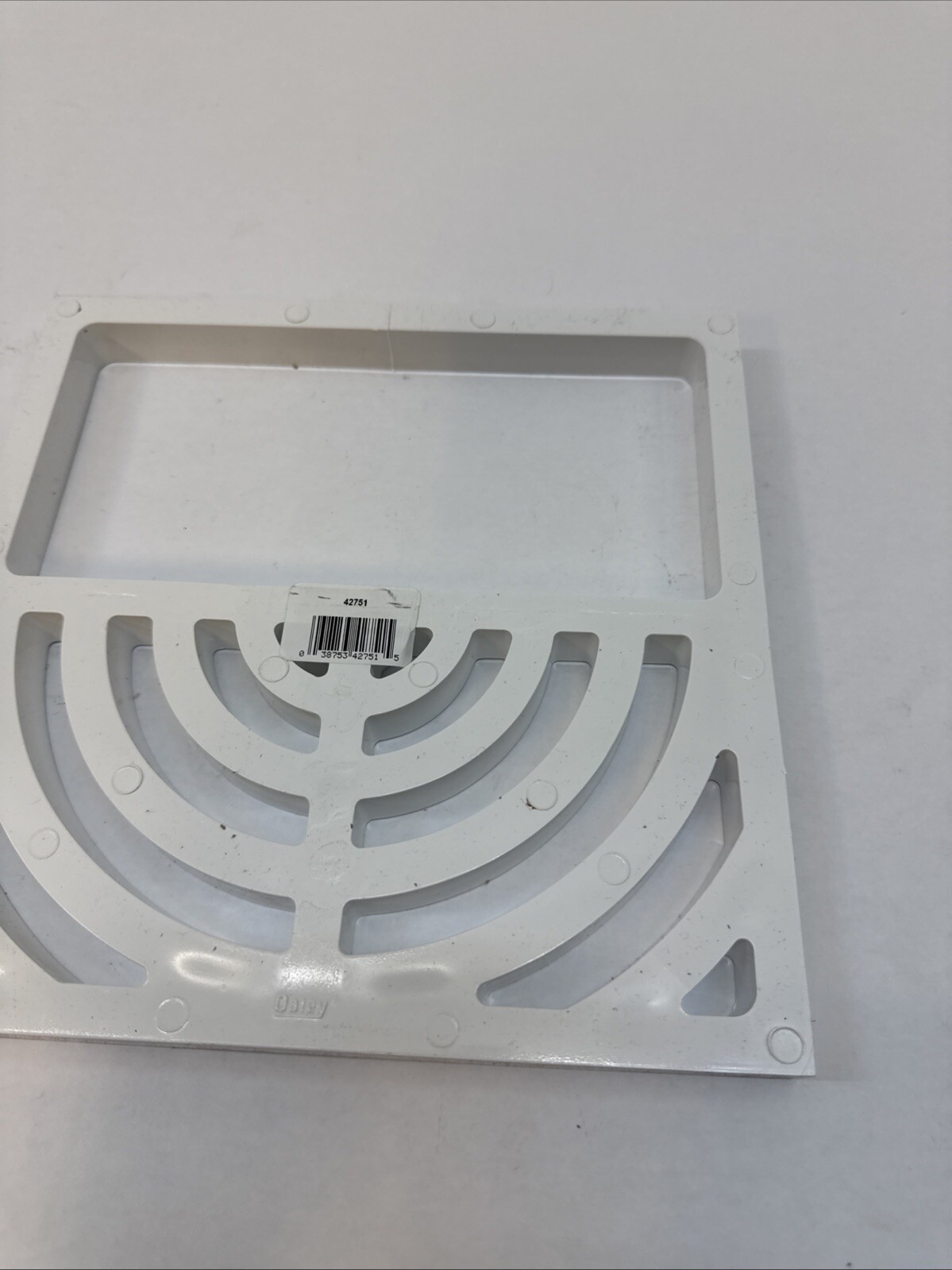 Oatey 42751 1/2″ Pipe Dia., Pvc, Floor, Floor Sink Half Top Grate
