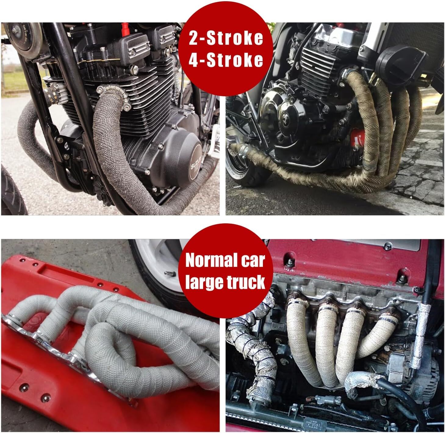 Motorcycle Ceramic Fiber Exhaust Muffler Mat Sound Insulation Pad For Snowmobile