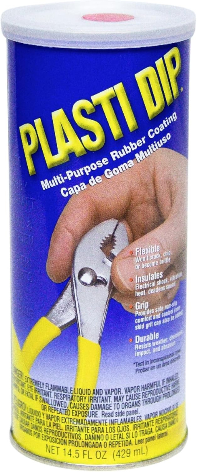 Plasti Dip Red Liquid Rubber Dip Can for Automotive Enthusiasts 14.5 Oz