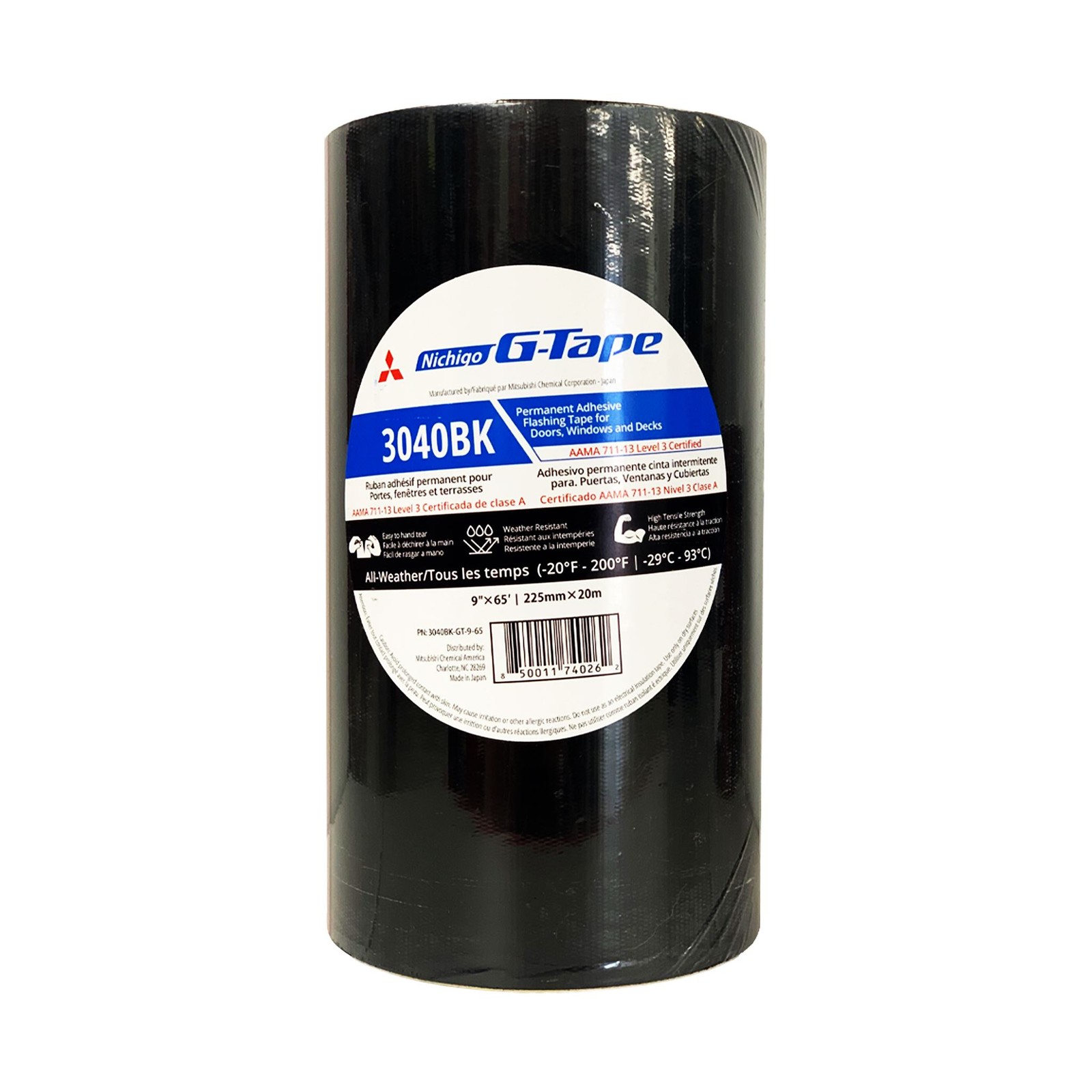 Alpha Professional Tools G-Tape 9″x65′- 3040BK-GT-9-65