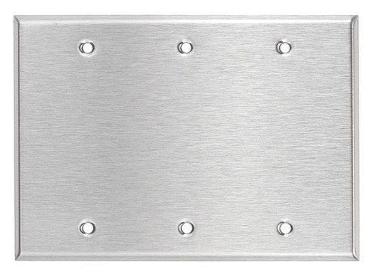 Weather Proof Weatherproof Outdoor Box Cover Three 3 Gang Blank Aluminum