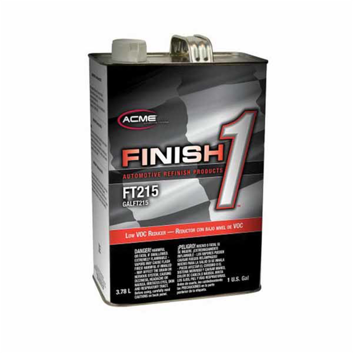 Finish 1 Automotive Refinish Products FT215-1 Reducer, 1 gal Can, 80 deg F FNH.