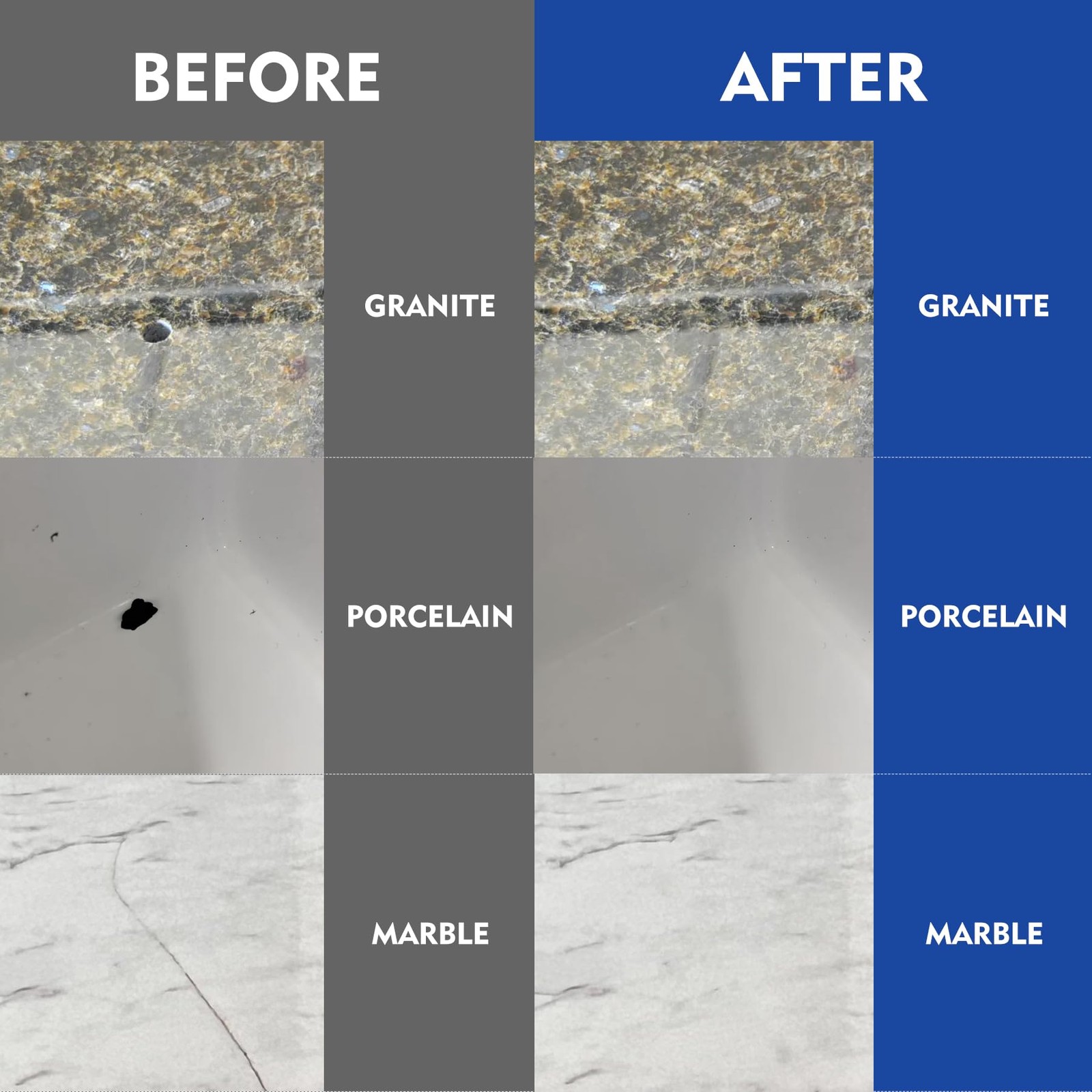Tile Repair Kit, Ceramic Tile Repair Kit for Bathtub Crack and Hole, Porcelai…