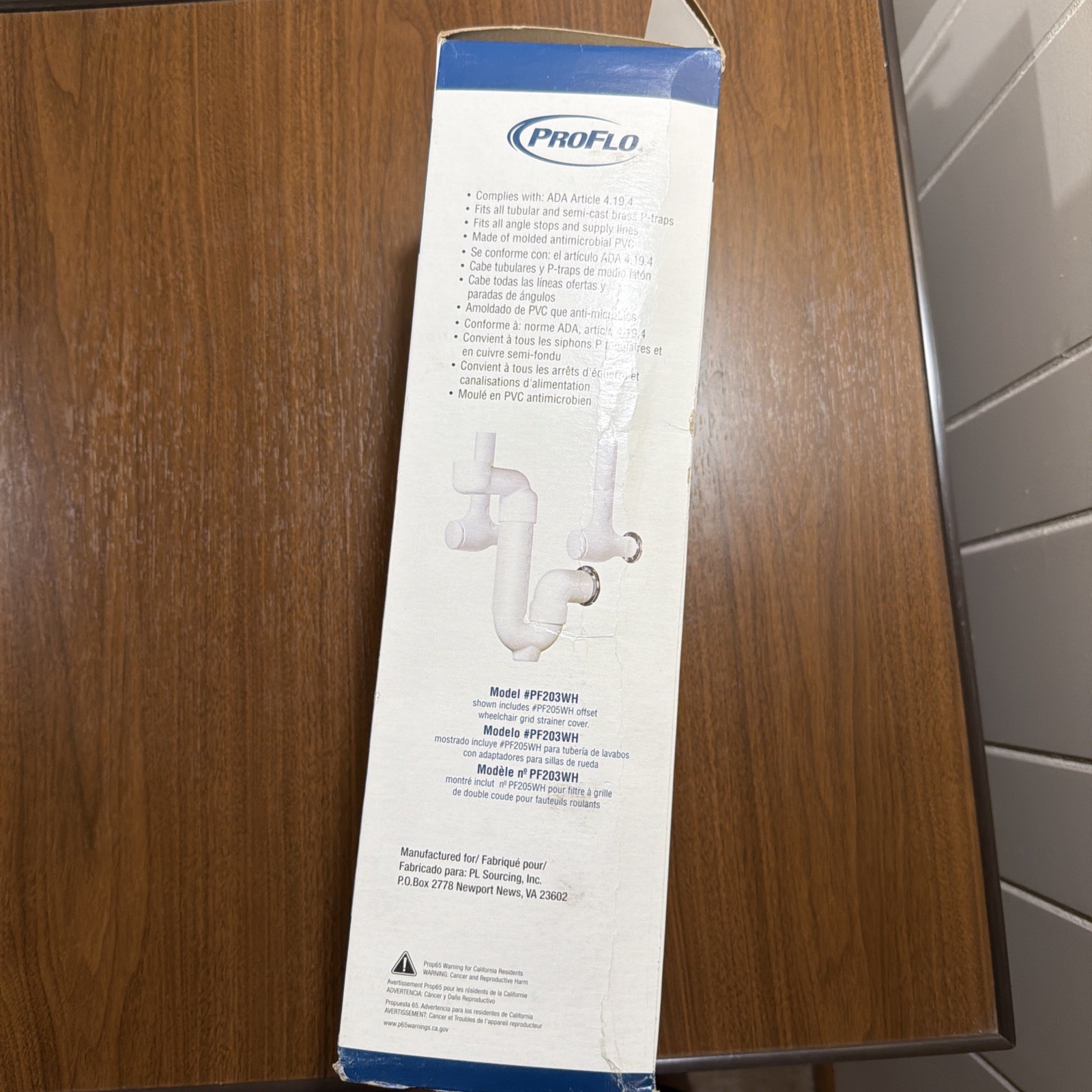 ProFlo Undersink Protective Pipe Trap Supply Covers ADA Compliant – White
