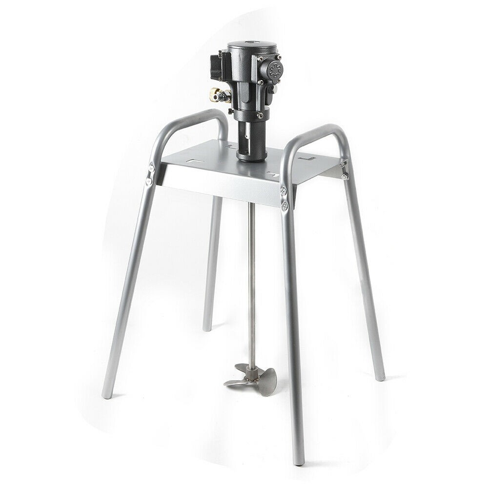 Pneumatic Paint Mixer Platform Type Stainless Steel Impeller Stirring Machine