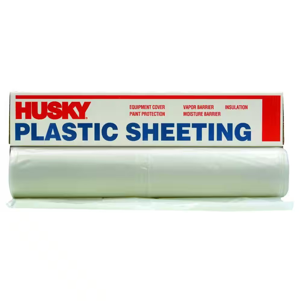 20 Ft. X 200 Ft. Clear 2 Mil Plastic Sheeting