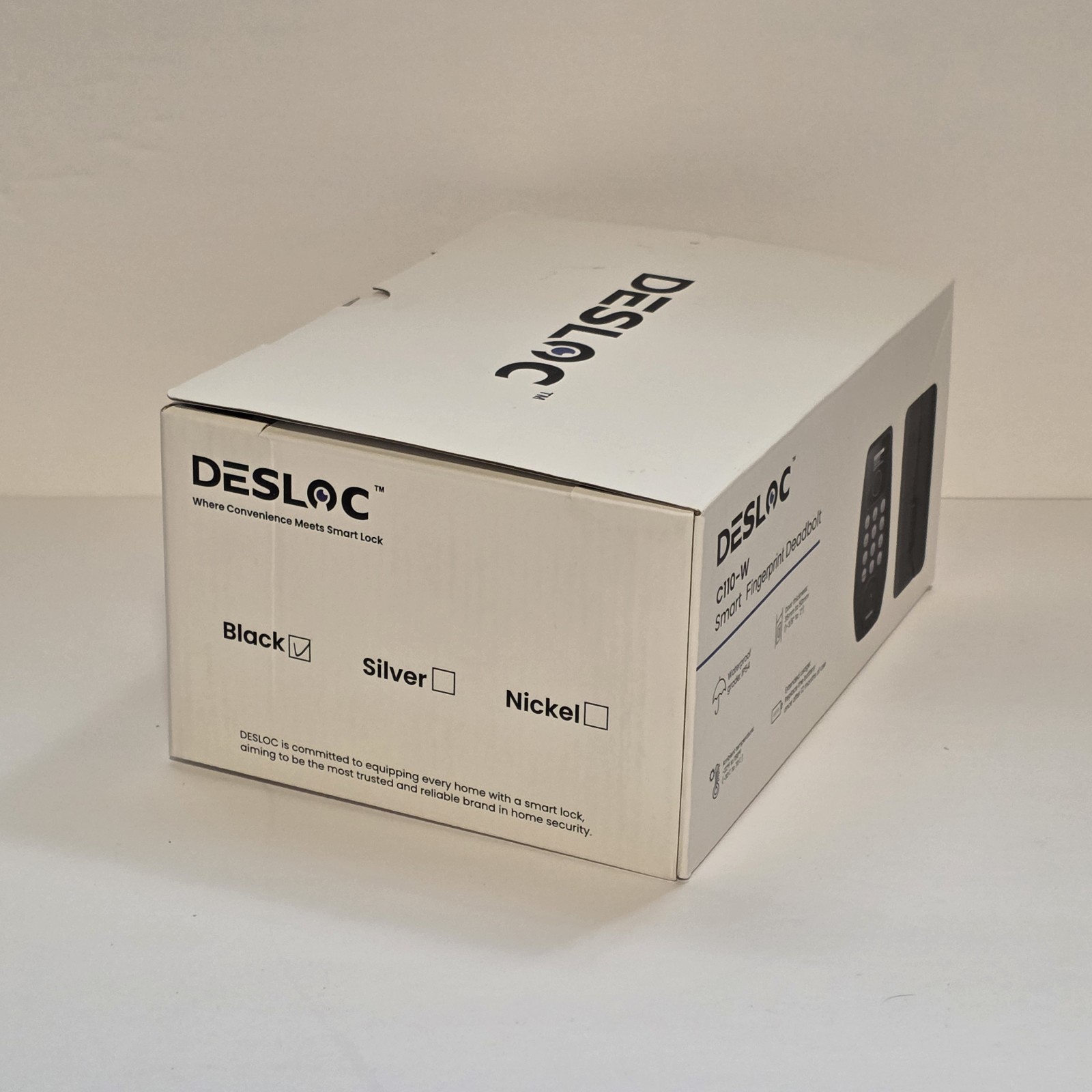 DESLOC C110 Keyless Entry Door Lock with Fingerprint – Smart Deadbolt Lock