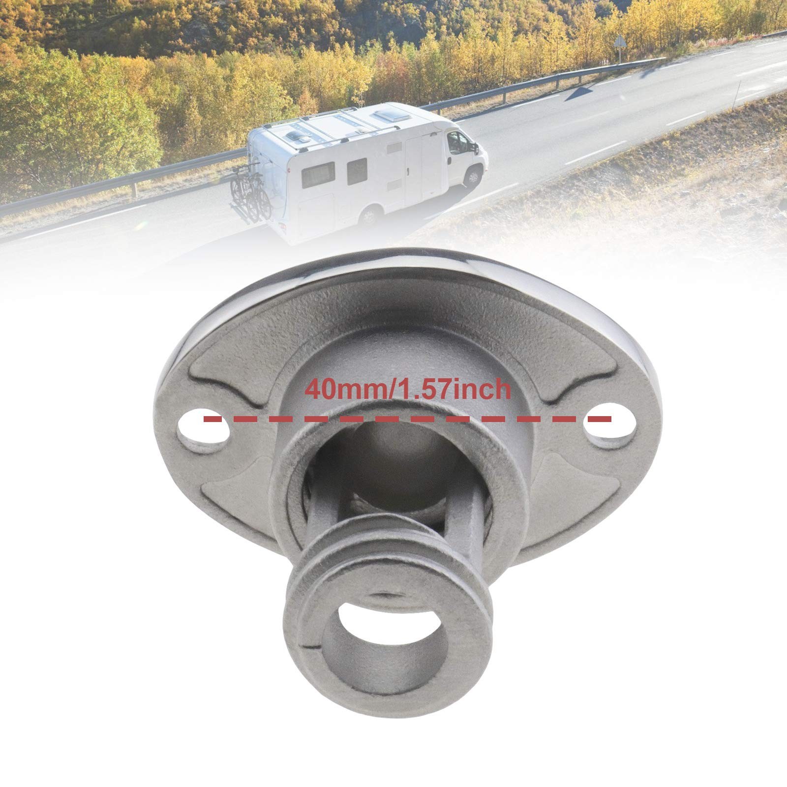 316 Stainless Steel Boat Drain Plug High Polished Garboard Bilge Silver