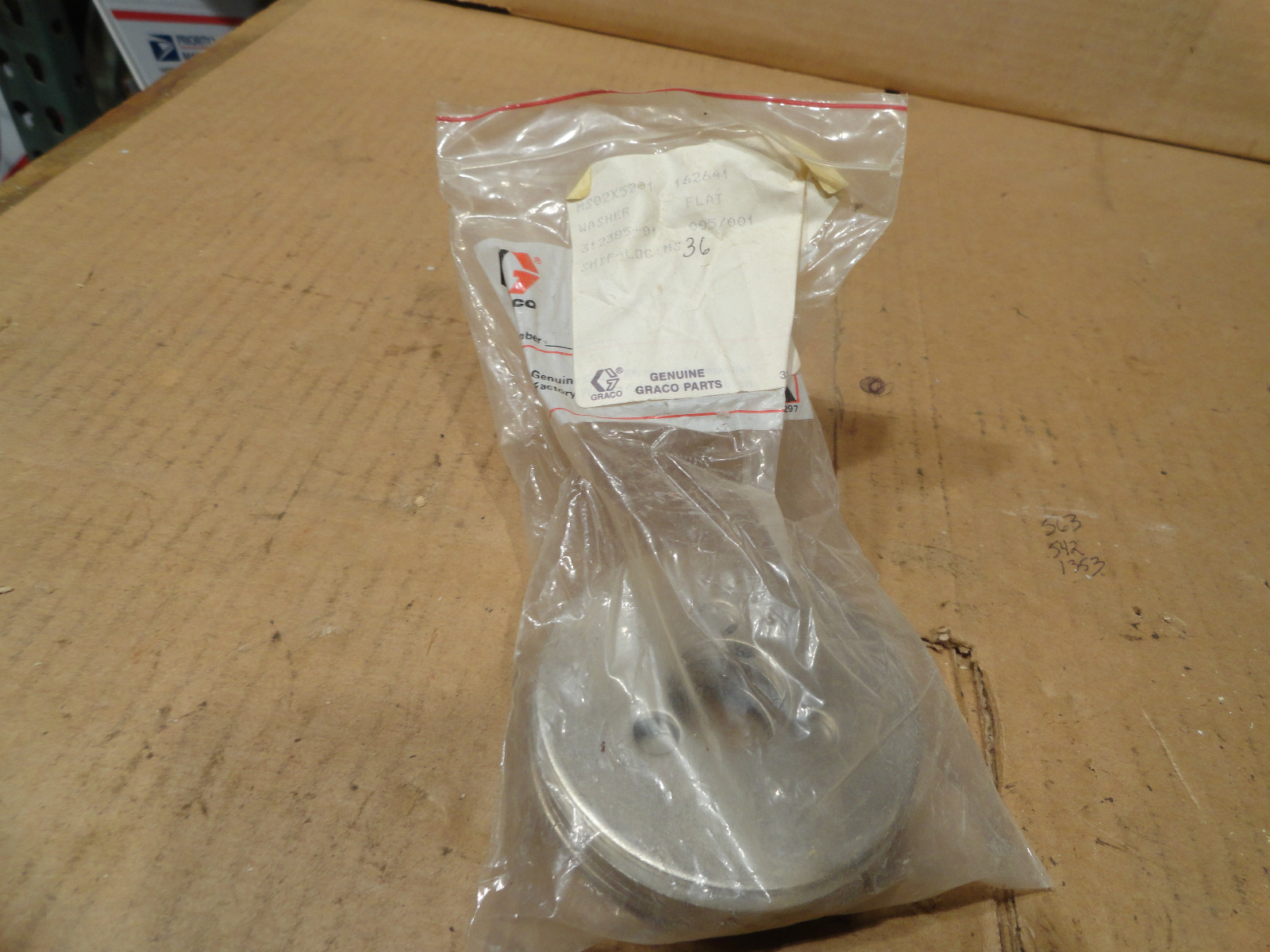 1-Piece – Graco 162641 Flat Washers. NEW NO PACKAGE