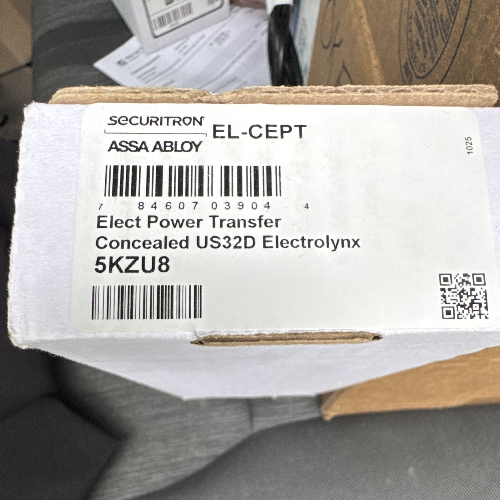 Securitron ASSA ABLOY EL-CEPT Concealed Electric Power Transfer, US32D