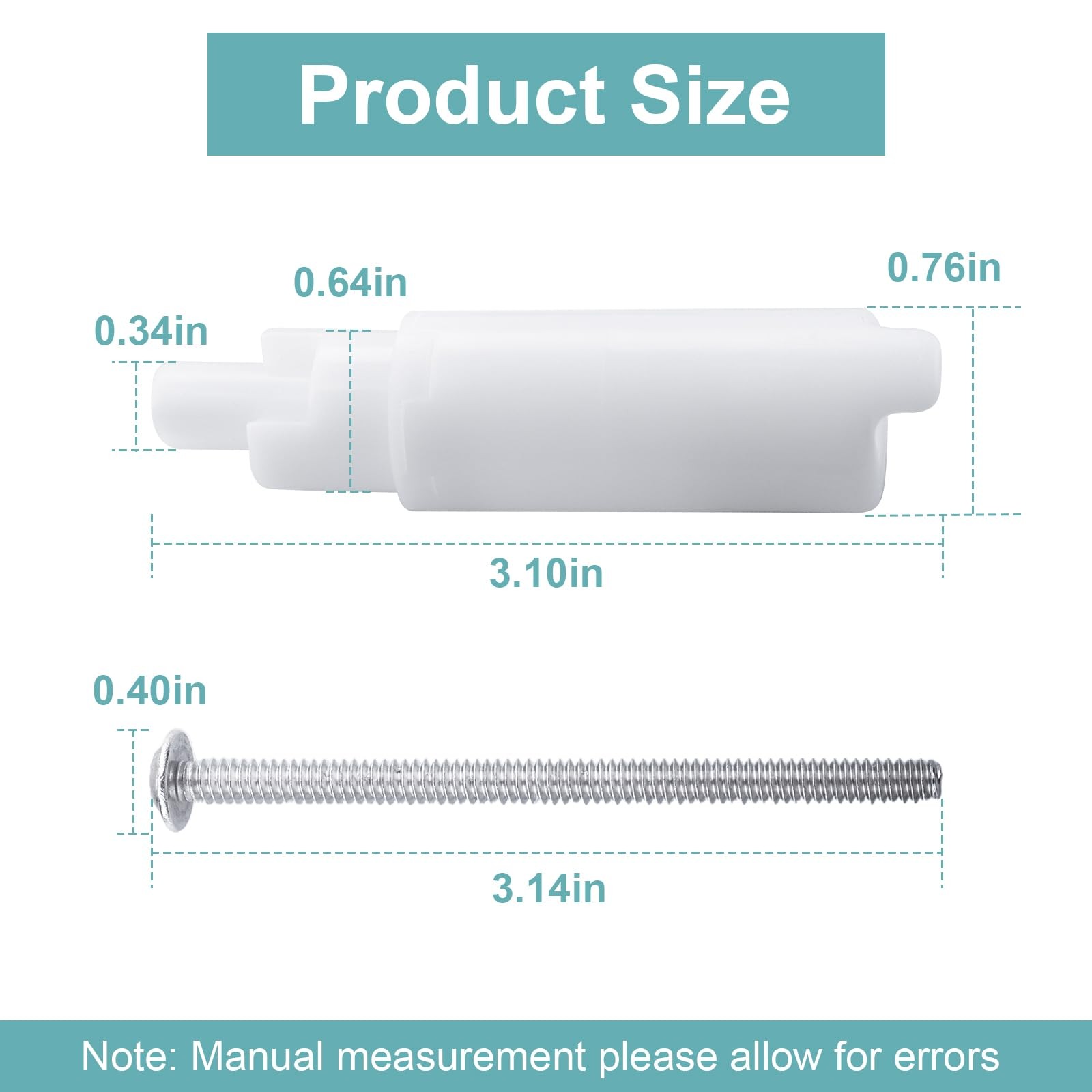 RP18627 Faucet Stem Extender for Delta Shower Valve Small, White
