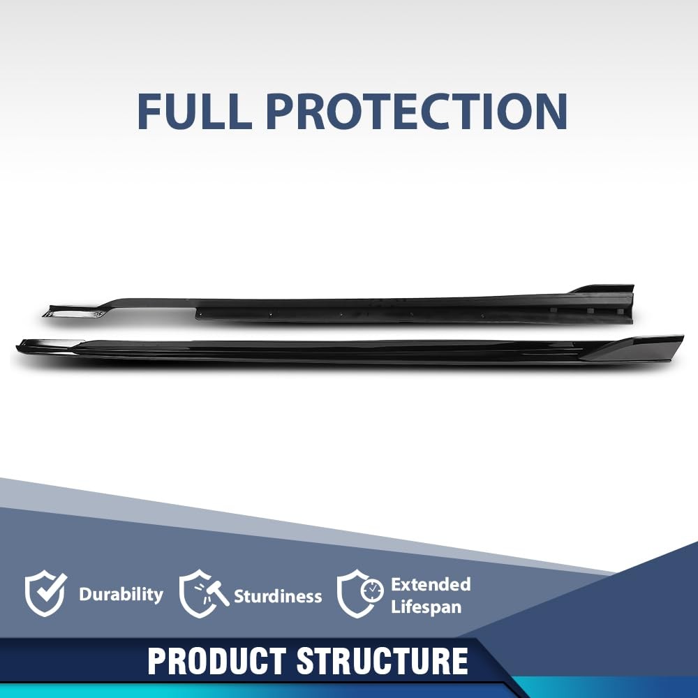 Side Skirts Panel BMW G06 X6 M Sport Bumper 2020-2025 F96 X6M Gloss Black 2PCS