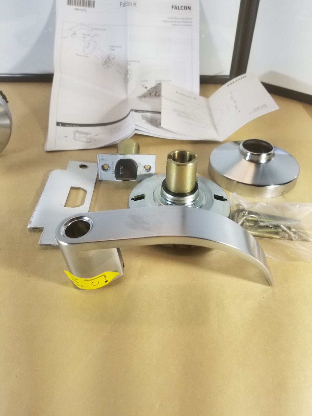 Falcon K511 LD Quantum 626 Satin Chrome Grade 1 Entry/Office Lock Without Core