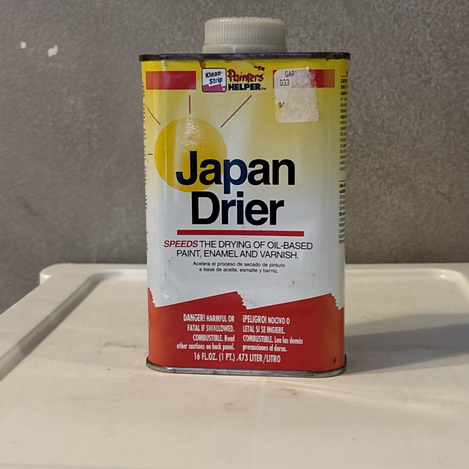 Klean Strip Japan Drier 1 Pint Paint, Enamel And Varnish Drying Accelerant…New.