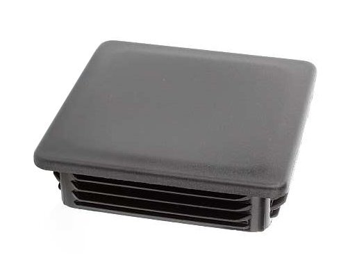 10 x fin plugs square tube 90 x 90 mm square black end caps plastic