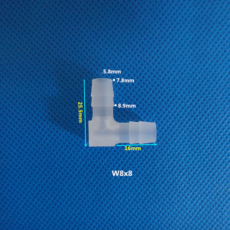 Elbow Hose Barb Plastic Fitting 90°Equal Adapter L Shape Calibre 1.6mm-20mm