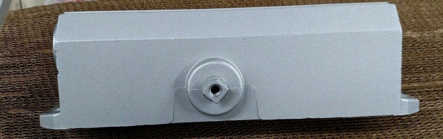 NORTON DOOR CLOSER BODY ONLY MINT 1601 BF ALUM WARRANTY ADJ SIZE 1-6