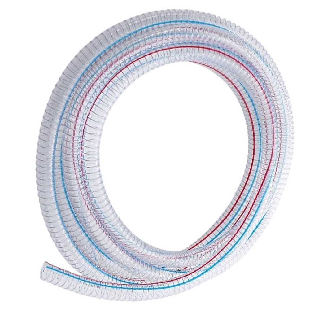 PU Flexible Spiral Hose for Dust Collection 3/4 inch ID High Pressure 75 PSI