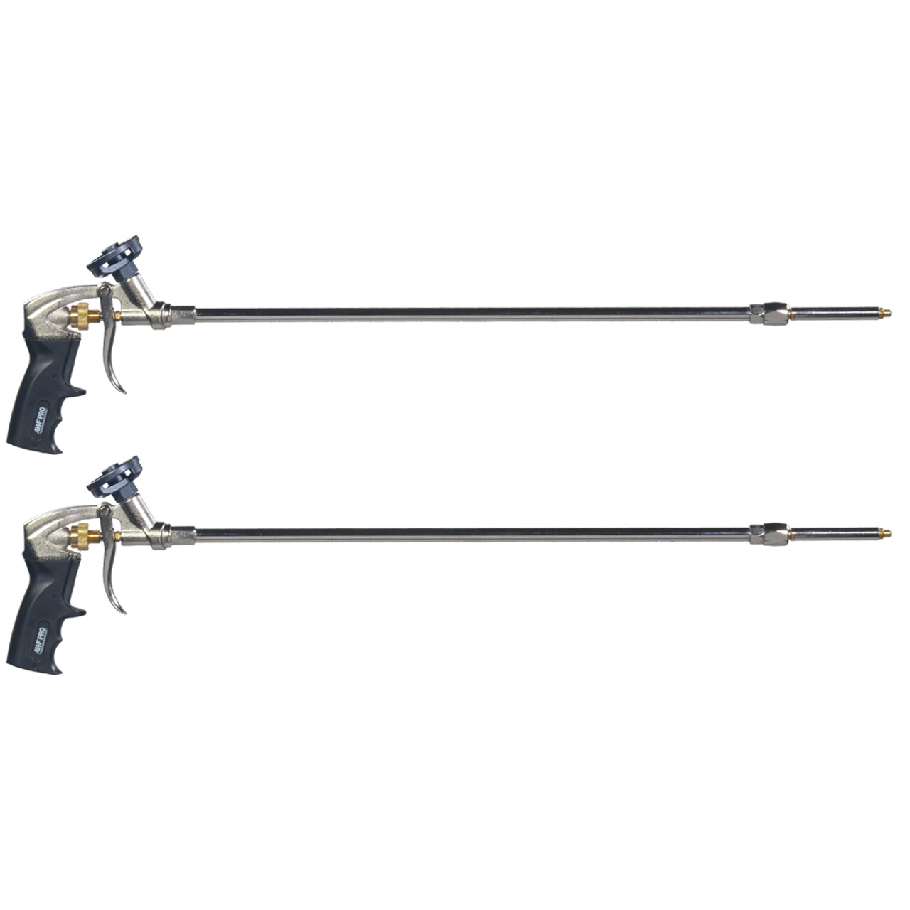 AWF PRO 2 Foot Spray Foam Gun, PTFE Non Stick Coated Basket, Swivel Tip, 2 Pack