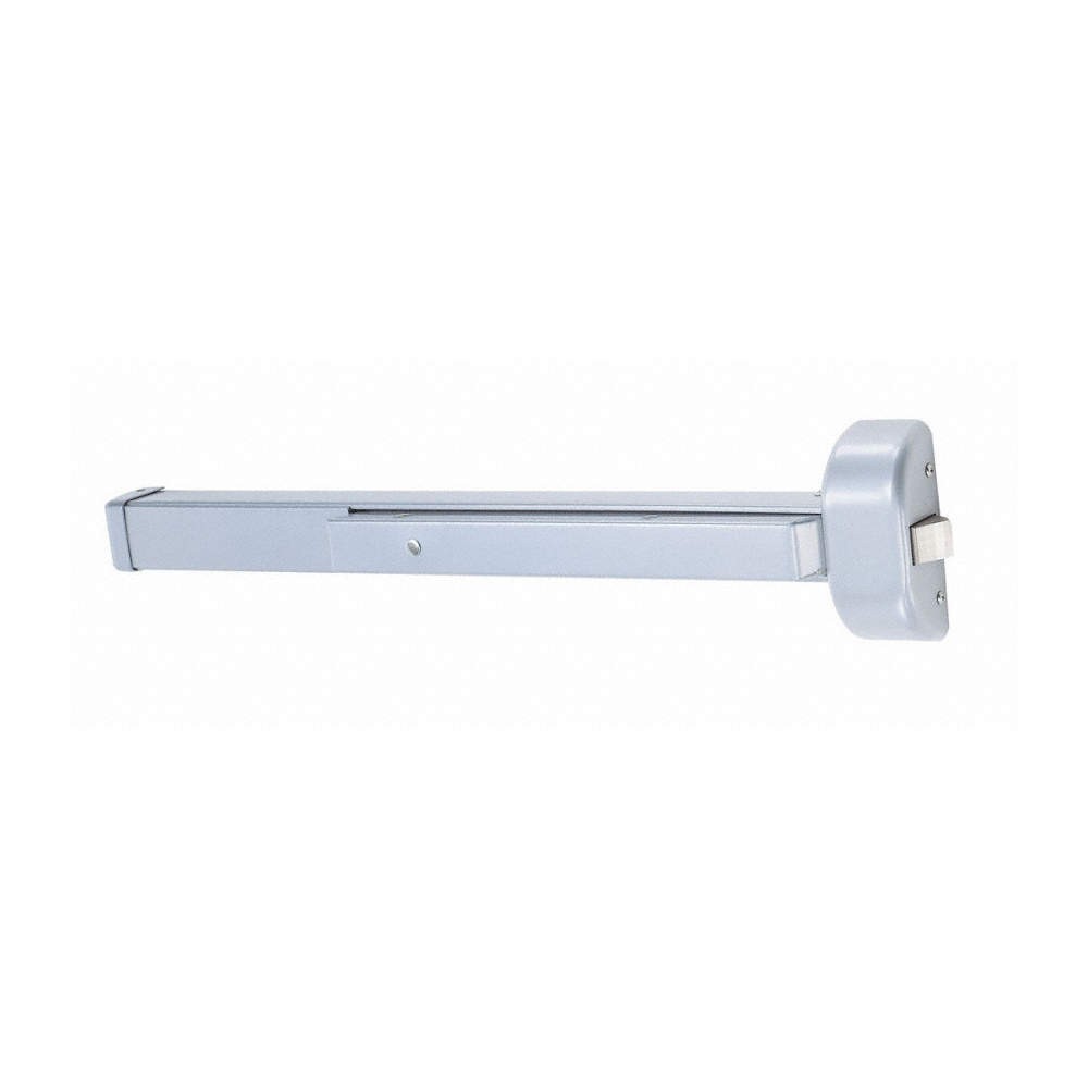 ARROW S1250E AL Rim Exit Device,Satin Aluminum,Passage 429L80