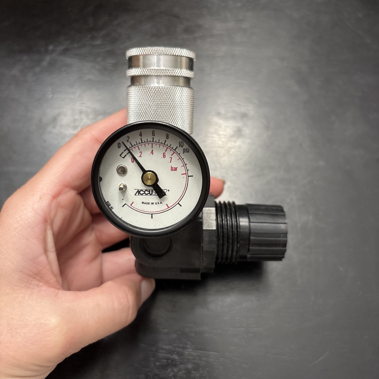 Genuine 3M Accuspray Air Flow Control Regulator Valve Gauge 93-025 HVLP NEW NOS