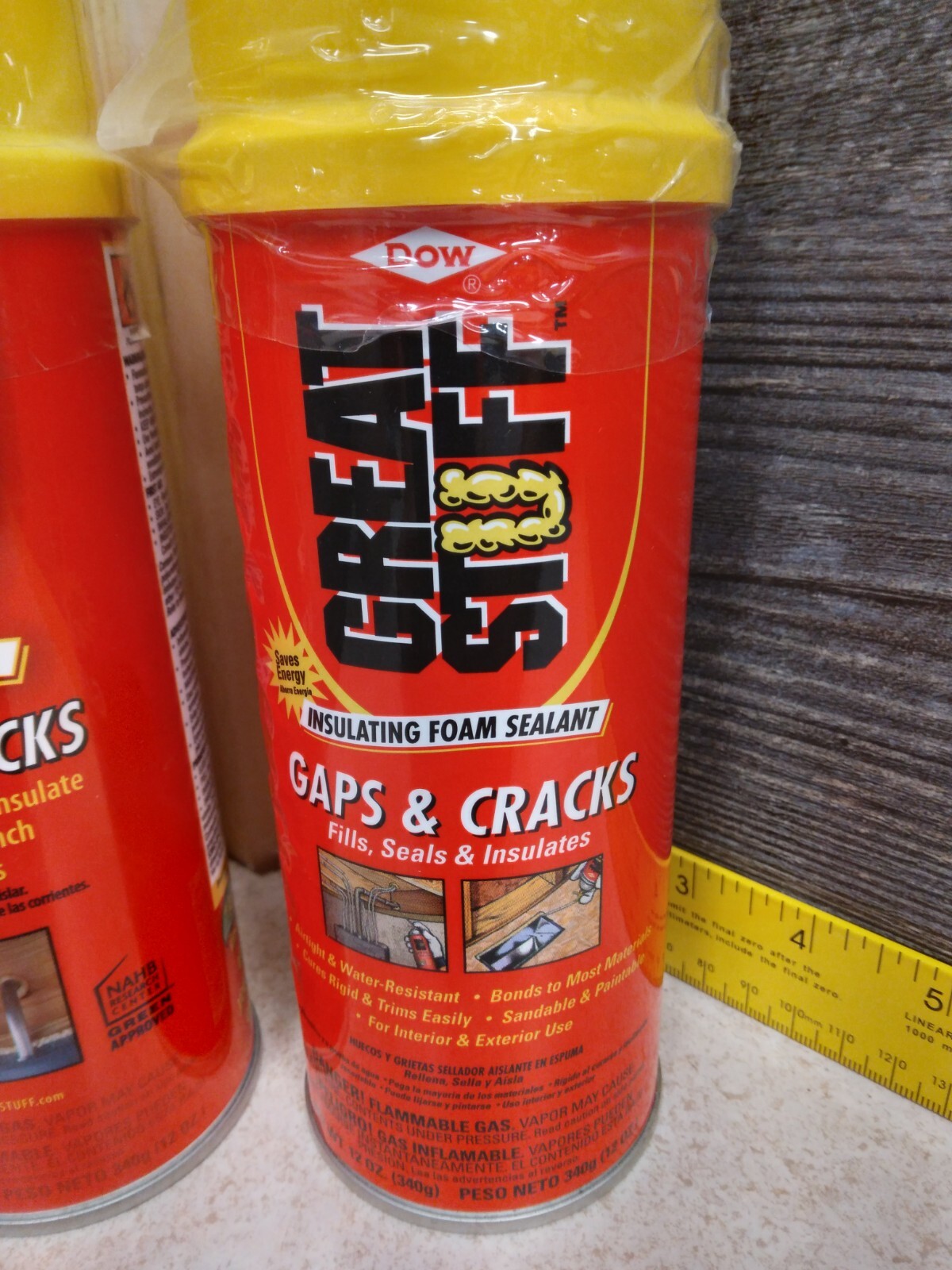 2 Cans-Dow Great Stuff Gaps & Cracks Expanding Foam Sealant Insulation 12oz NEW